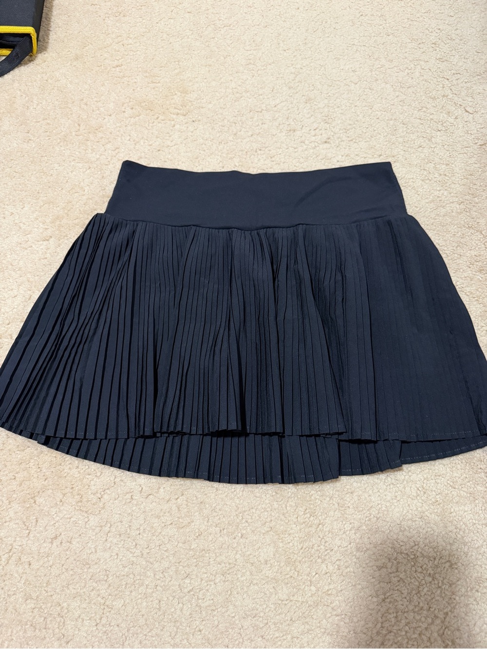 JoyLab Black Pleated Mini Tennis Skirt